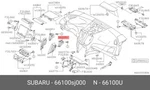 Genuine Oe Duct G Vent Ay C Right Hand 66100sj000 For Subaru 66100-sj000. Fixed Price $12.25.