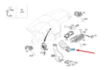Mercedes-benz C W204 Instrument Panel Left Air Duct A2048300323. Fixed Price $23.82.