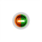 United Pacific 35929 Clearance Light (2) Amber And Green Led, Clear Lens, 3/4" R. Fixed Price $26.26.