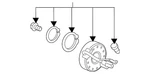 Genuine Honda Coil Set 38924-5j6-a21. Fixed Price $90.02.