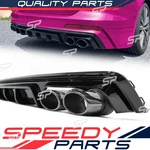 S6 Style Rear Diffuser Black Tips For Audi A6 Quattro C8 S-line 2019-2025. Fixed Price $358.99.