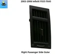 68760cg000 03 04 05 06 Infiniti Fx35 Fx45 Right Passenger Outer Air Vent. Fixed Price $39.00.