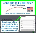 For Dodge Ram 2500 3500 Diesel Fuel Heater Connector Plug Wiring Pigtail 5.9 6.7. Fixed Price $27.99.