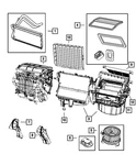 Genuine Mopar Heater Unit Baffle 68018839aa. Fixed Price $20.04.