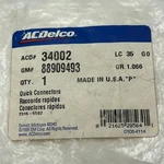 Acdelco Professional/gold 34002 Hoses And Pipes - Hvac Heater Hose Connector. Fixed Price $36.72.