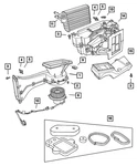 Genuine Mopar Blower With Wheel Motor 4885325ab. Fixed Price $112.73.