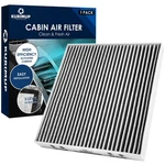 Kurimup Premium Cabin Air Filter With Activated 7" X 7.4" 1.1". Fixed Price $17.09.