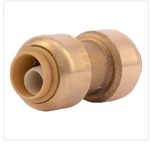 Lot Of 6 Sharkbite 3/8 In. (1/2 O.d.) Push-to-connect Brass Coupling Fitting. Fixed Price $44.70.