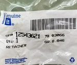 New Genuine Gm 12543621 Retainer Heater Inlet Pipe Connect. Fixed Price $10.40.