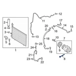 For Ford Escape 2013-2016 W701331s442 A/c Compressor Bolt. Fixed Price $12.58.