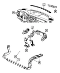 Genuine Mopar A/c Outlet Duct Left 55117103ab. Fixed Price $19.73.