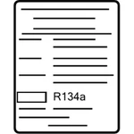 New Genuine Mercedes-benz Sticker Ac-system 1665840038 / 166-584-00-38 Oem. Fixed Price $28.84.
