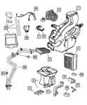 Genuine Mopar A/c And Heater Unit Seal Kit 5019188ab. Fixed Price $8.59.