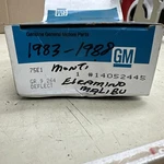 Gm 14052445 Dash Air Deflector 1983-88 Chevy Monti Carlo & El Camino Nos. Fixed Price $25.00.