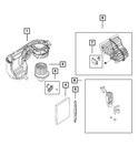 Genuine Mopar A/c And Heater Housing 68292705aa. Fixed Price $399.05.