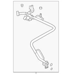 Genuine Nissan Suction & Discharge Hose Assembly 92446-6rc0c. Fixed Price $136.89.
