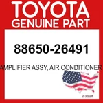 Toyota Genuine 88650-26491 Amplifier Assy Air Conditioner 8865026491 Oem. Fixed Price $165.13.