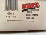 Kat S / Kats Napa 30110 Freeze Plug Engine Block Heater. Fixed Price $111.99.
