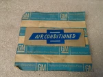 Nos Rare 1963-65 Bowtie Air Conditioning Decal Corvette Chevelle Nova Impala A/c. Fixed Price $89.00.