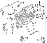 Genuine Nissan Hvac Unit Case Assembly 27110-5mp3c. Fixed Price $729.05.