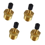 1/4" Npt Schrader Valves Brass Set Of 4 Air Suspension Airbag Supply. Fixed Price $27.97.