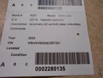 Heater Climate Temperature Control Automatic Ac Base Fits 08-10 Bmw 528i. Fixed Price $72.80.