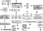 Genuine Mercedes-benz A/c System Information Label 000-817-99-09. Fixed Price $22.50.
