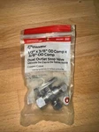 Sharkbite Brass 1/2-in Compression X 3/8-in Od Quarter Turn Dual Ou. Fixed Price $12.99.