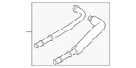 Genuine Bmw Pipe Assembly 64-11-9-361-714. Fixed Price $114.71.