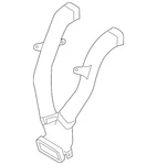 Genuine Ford Instrument Panel Air Duct Ct4z-19b680-a. Fixed Price $53.64.