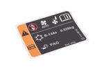Genuine Gm Air Conditioning Refrigerant And Fan Blade Warning Label 90904616. Fixed Price $6.28.