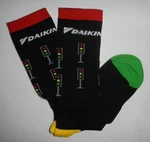 Daikin Global Air Conditioning Heating Hvac Stoplight Logo Pair Of Socks. Fixed Price $11.03.