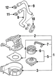 Genuine Nissan Heater Hose Clamp 01555-00851. Fixed Price $9.18.
