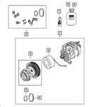 Genuine Mopar A/c Compressor Pulley Hub Kit 68462294aa. Fixed Price $252.69.