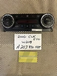 2004-2006 Mercedes-benz Clk500 - Temp Control 2038301985 W209. Fixed Price $200.00.
