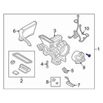 For Ford Transit-350 Hd 2023-2026 Bk3z18d283u Rear Hvac Unit Case Assembly. Fixed Price $452.77.