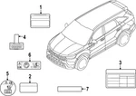 Genuine Kia Ac Label 97699-r2000. Fixed Price $10.12.