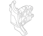 Genuine Audi Compressor Bracket 059-145-169-bl. Fixed Price $74.00.