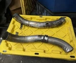 Used 1995-98 Porsche 911 993 Heating Tube Pipe Set 99357278900,99357279000. Fixed Price $149.99.