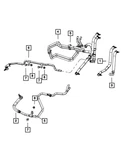 Genuine Mopar Heater Supply Hose And Tube 5058837ad. Fixed Price $135.98.