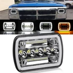 Fit Dodge D100 D150 D250 D350 1981-93 Black Led Headlight Hi-lo Drl Turn Signal. Fixed Price $28.99.