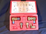 Snap-on Bluepoint Act600a Air Conditioning Adapter Set. Missing Two Pieces.. Fixed Price $10.00.