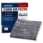 Kootek Cabin Air Filter With Activated Carbon, Fits Cp285, 7.6" X 8.4" 1.1". Fixed Price $17.99.
