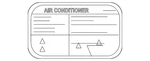 Genuine Nissan A/c System Information Label 27090-zt50a. Fixed Price $4.62.