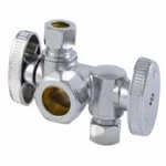 Brass Ball Valve, Dual Shut Off, Quarter Turn, 1/2 X 3/8 In. - Compds123838z. Fixed Price $28.65.