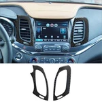 2pcs Carbon Fiber Interior Center Air Vent Cover Trim For Chevrolet Impala. Fixed Price $17.22.