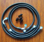 2003 04 05 06 07 Dodge Ram Cummins 47re 48re Transmission Cooler Hose Line Kit. Fixed Price $80.40.