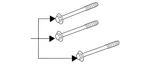 Genuine Ford A/c Compressor Bolt W704750s437. Fixed Price $13.20.
