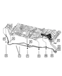 Genuine Mopar A/c & Heater Lines Bracket 5019413aa. Fixed Price $2.51.