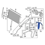 For Ford F-150 2017-2019 Hl3z19a834a A/c Refrigerant Suction Hose. Fixed Price $132.66.